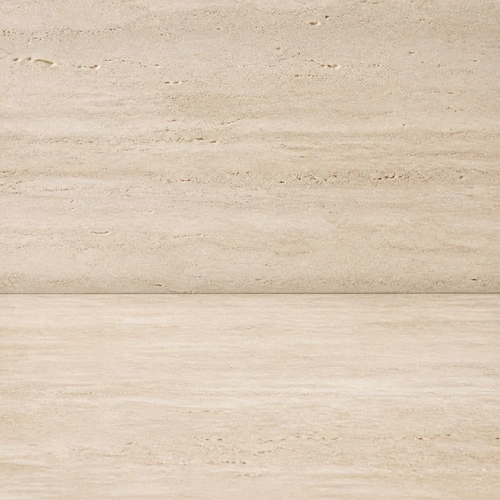 Square light travertine product backplate variant